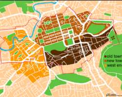 An important fact about the New Town that to plan the town, there was a design competition which was held in January of 1766. A 26-year old architect 